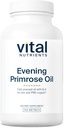 Vitale næringsstoffer Aften Primrose Olje 1000mg | Primrose Supplement for kvinner | GLA Omega-6 Fatty Acid for hud og PMS Support* | Gluten, Dairy, Soya Gratis | Ikke-GMO | 250 Softgels