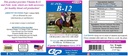 SU-PER B-12 Energi Horse Supplement - Equine vitaminer B-12 & B-9 Folinsyre støtte pulver - 12,5 pund, 6 måneders forsyning