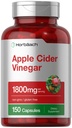 Horbäach Apple Cider Vinegar Capsules | 1800 mg | 150 piller ikke-GMO, Glutenfri Supplement