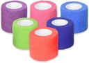 Ever Ready First Aid Selvbehersket Kohesive Bandages 2" x 5 Yards - 12 Count, Rainbow farger