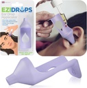 Øre Drop Applikator Aid - Precise & Easy Application for øredråper - Passer mest standard øredråpeflasker inkludert droppers - bærbar, reusable ørerens og medisineringsverktøy