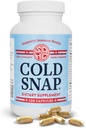 Snap Dynasty Cold Snap - 120ct Kapsler, Pakke med 1 - Plant Basert omfattende immun helsestøtte for alle aldre, Hurtige kosttilskudd for kulde og influensa støtte, Ingen kontraindikasjoner