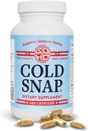 Snap Dynasty Cold Snap - 120ct Kapsler, Pakke med 1 - Plant Basert omfattende immun helsestøtte for alle aldre, Hurtige kosttilskudd for kulde og influensa støtte, Ingen kontraindikasjoner
