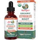 MaryRuth Organics Astragalus Root, Sukkerfri, USDA Organic, Astragalus ekstrakt for immunstøtte og fokus, Herbal flytende dråper, Ikke-GMO, Vegan, 1 Fl Oz