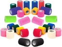 Prairie hest Supply Vet Wrap Tape Bulk (assorterte farger) (6 pakke) (4 tommer bred) Vet Wrap Medical First Aid Tape Selvklebende Adhesent for Ankle Wrist Sprains og Svelling
