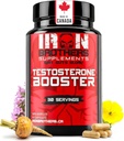 Iron Brothers Supplements Testosteron Booster for menn, 90 kapsler | Testosteron Kosttilskudd for menn å forbedre muskelveksten | Estrogen Blocker | fremmer fett tap og øke ytelse - 30 dager