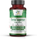 Økologisk Aura Neem Supreme Capsules. 150 Veg Kapsler. Triple Complex - Max styrke ren høy potens Azadirachta Indica Capsule. Naturlig antioksidant, Hud helse, rikelig immunitet støtte.