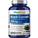 NusaPure Black Currant 10:1 Ekstrakt, 250 mg tilsvarende 2.500 mg, per Veg Caps 200 Vegan, Ikke-GMO