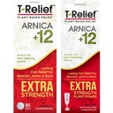 MediNatura T-Relief ekstra styrke smerte relief Arnica +12 Plantebaserte smertestillende 100ct tabletter T-Relief ekstra styrke smerte relief 3oz krem