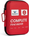 Førstehjelpssett for hjem og reise Essentials - Ideell for nødbilsett og camping Essentials - Bærbare førstehjelpssett og utendørs - Nødhjelpssett for bil og veitur Essentials