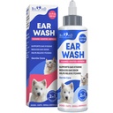 Katt og hund ørerensere dråper og vask løsning - Yeast Otic infeksjon behandling og kløende øre lindring for kjæledyr - Wax remover & flush remedy for alle kjæledyr