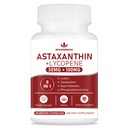 Astaxanthin og Lycopen 70 mg, Astaxanthin Supplement med fosfatidylkolin, Lutein og Zeaxanthin, kraftige antioksidanter Supplement støtte for hud, øye og felles helse (60 kapsler)
