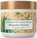 Manuka Honning Eczema Krem Moisturizing Lotion Fragrance Gratis For Psoriasis Relief - kløende, tørr hud Utslett Ointment - Hud Soothing Moisturizer - Kropp & ansiktskrem - barn og voksne 16oz
