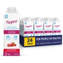 Nepro Nutrition Shake for mennesker på dialyse, 19g protein, 420 kalorier, blandet berry, 8 fl oz, pakke med 24