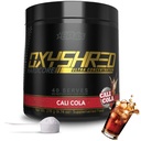 EHP Labs OxyShred Hardcore Super Dosert Pre Workout pulver - Preworkout pulver med L Glutamin & Acetyl L karnitine, energiforbedret drikke - 275 mg koffein - Cali Cola, 40 Services