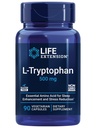 Livsforlengelse L-tryptophan, 500 mg, oppmuntrer sunn serotoninnivå og fremmer sunn søvn, humør, stressrespons og tilfredshet, glutenfri, ikke-GMO, vegetarisk, 90 kapsler