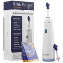 SinuPulse reisende med 30 sinuair pakker - Trådløs pulserende nasal irrigasjon Sinus rensesystem, romsparing renere og relief maskin for reise, mer effektiv enn Neti Pot eller Nese Spray Flaske