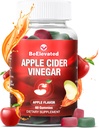 Apple Cider Vinegar Gummy | Vekttap Ginger Kosttilskudd for kvinner og menn | 500mg ACV Gummies for Belly fettforbrenner | Boostmetabolisme | Ikke-GMO Apple Flavor vitaminer | (60 greve flaske)