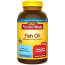Naturlaget fiskeolje omega 3 kosttilskudd, 1200 mg softgels, Omega 3 fiskeolje for sunn hjerte støtte, 230 softgels, 115 dagers forsyning