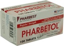 Pharbetol Acetaminophen 325 mg regelmessig styrke, smertefriere, feberreduserende tabletter, 100 telling (pakke med 1)