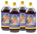 Tahiti Trader Island stil høy potens Noni Juice - ren Noni fruktjuice som er fermentert til vinegar - organisk antioksidant supermat som støtter energi og kroppshelse - (32oz, 4 Pack)