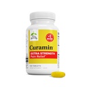 Terry Naturally Curamin Extra Styrke - Curcumin & Boswellia Supplement for sunn sirkulasjonsstøtte - Turmerisk Supplement til støtte ledd, muskel helse og endorfin produksjon - 120 tabletter
