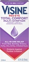 Visine Multi-Simptom Eye Drops - Astrengent, Lubricant & Rødhet Reliever for irritert, Tørr, Røde Øye - 0,5 fl oz