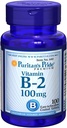 Puritans Pride vitamin B-2 100 Mg tabletter, 100 greve