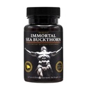 Immortal Sea Buckthorn Capsules - antikkens makt, moderne vitalitet for menn og kvinner med Omega 3, 6, 7, 9 og antioksidanter for strålende hud, energi og immunstøtte.