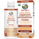 MaryRuth Organics Cordyceps Mushroom Supplement | Ultra Absorpsjon Liposomal | Full Spectrum Mushroom | 200 mg Beta-Glucans Per Serving | USDA Økologisk | Vegansk | 7,6 oz | 15 Serveringer