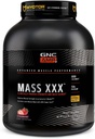 GNC AMP Mass XXX, klinisk bevist vekt gevinster protein pulver, forbedrer styrke og størrelse, 780 kalorier, 50g protein, mikronisert aminosyrer, kreatin, betain, jordbær, 13 serveringer, 6 pund