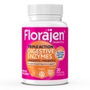 Florajen Digestive Enzymer med probiotika og prebiotika - Triple-Action Formula for Gut Helse, Bleating, & Gas Relief - Støtter Gluten & Dairy Digestion - Ren, Ikke-GMO - 30-Count