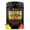 ALPHA LION Superhuman Extreme høy stimul pre trening pulver, Beta alinine, L-Taurin & 356mg tri-kilde koffein for responderbar energi, nitric oksid og citrullin for pumpe (21 serveringer, Slaughtermelon)