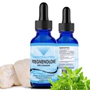 Absonutrix Pregnolone med L-Theanine avansert formel 390 mg, 4 Oz væske, 302 serveringer, laget i USA, rask absorpsjon, kvalitet potent ingredienser, ikke-GMO, GMP sertifisert anlegg