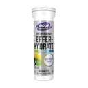 NÅ Foods Sport Ernæring, Effervescent Effer-Hydrate, Electrolyte Supplement, Recovery*, Lemon Lime, 10 tabletter