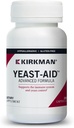 Kirkman - Yeast Aid Advanced Formula - 200 Kapsler - Støtter Yeast Control - Immune System Support - Hypoallergenic