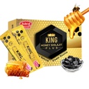 Ashraf Naturals King Honning Shilajit Plus - Premium Honning & Himalayan Shilajit blanding med urteekstrakter, naturlig energi og vitalitet støtte,15 Sachets x 15g