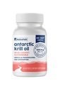 NativePath Antarctic Krill Oil - Wild-Chaught Omega 3 Krill Oil 500 mg Softgels med EPA, DHA og Astaxanthin - Supplement for felles, hjerte, hjerne og immunitet - 60 ct - Ingen fiskbar Aftertaste