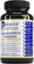 Premier Research Labs Premier Astaxanthin Complex - Astaxanthin Supplements, Astaxanthin 4mg per kapsel, utgitt fra Algae, Antioksidant støtte for kvinner og menn - 60 Vegetariske kapsler