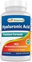 Beste Naturals Hyaluronsyre 100 mg 120 kapsler - Støtte sunne ledd og ungdommelig hud (85937502702)