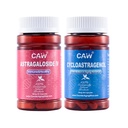CAW Telomere Støtte Hypersorption Cycloastragenol 10mg 30 kapsler og Astragalosid IV 50mg 30 kapsler