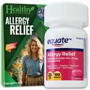 Sunn Surplus® Vitale volumer Tips Card & Equite Allergi Relief Diphenhydramine HCL, 25 mg 100 Tabletter Bundle