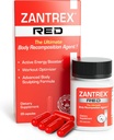 Zantrex rød kropp rekomponering og aktiv energi Booster Supplement | Støtter kroppens Sculpting, økt fokus og trening ytelse | 28 kapsler