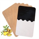 100 pakker Ginger Pad for smerte Ginger Pad Herbal Ginger Patches kinesisk natur blod sirkulasjon pads for kne cerveical Vertebra Joint