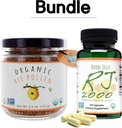 Greenbow Organic Bee Pollen - 100% USDA Certified Organic, Pure, Natural Bee Pollen - Supermat pakket med proteiner, vitaminer og mineraler - 155g Royal Jelly 2000mg 60 caps