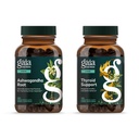 Gaia urter Ashwagandha Root - Laget med organisk Ashwagandha Root - 120 Vegan Liquid Phyto-Capsules & Thyroid Support - Støtte Sunn Metabolic Balance og generell velvære - 120 Vegan Liquid Phyto