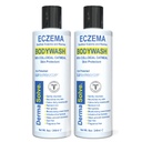 Dermasolve Eczema Relief Body Wash (2 Pakke) | Beskytter, Moisturizes og Reparasjoner Hud - Barn, Babyer og voksne - Steroid Gratis