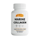 SIRUNES Marine Collagen Peptides, 120 kapsler - Fisk kollagen kosttilskudd for kvinner, Flott for hår, hud, negler, ledd og bein - laget i USA
