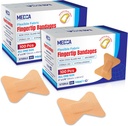 Flex Fabric Adhesive Bandages - Finger-Tip Bandages for Finger Care og å beskytte sår mot infeksjon - (200 greve)