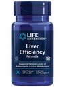 Livsforlengelse Liver effektivitet Formula, støtter sunn leverfunksjon på cellenivå og optimale nivåer av antioksidanter i levermetabolisme, glutenfri, ikke-GMO, vegetarisk, 30 kapsler